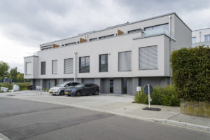 Maisons en bande à Luxembourg-Kirchberg «rue des Lilas»