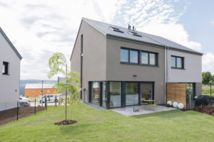 Maison Témoin lot 42 à Hollenfels/Mersch, vue arrière